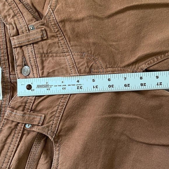 We The Free Shelby Low-Rise Boyfriend Jeans Relaxed Fit Size 24 Chocolate New - Picture 15 of 16